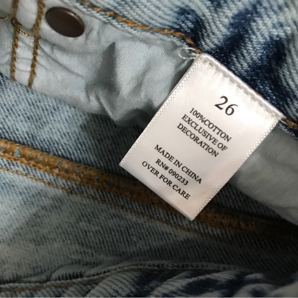 Pacsun Outer Banks Baggy Jeans Low Rise Blue Size 26 - Picture 9 of 16